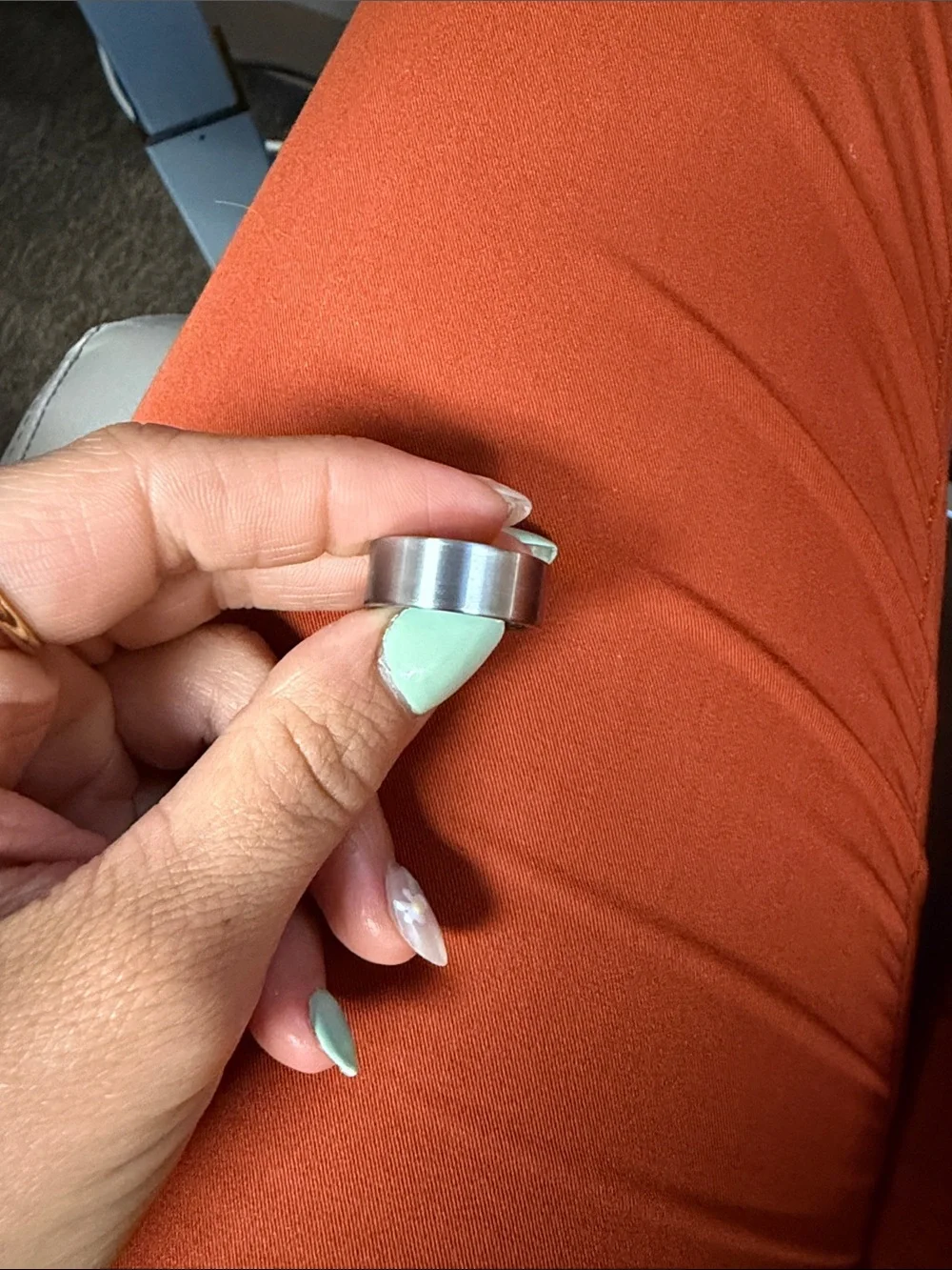 Stainless Steel Silver Wearable Ring - Modern Minimalist Band